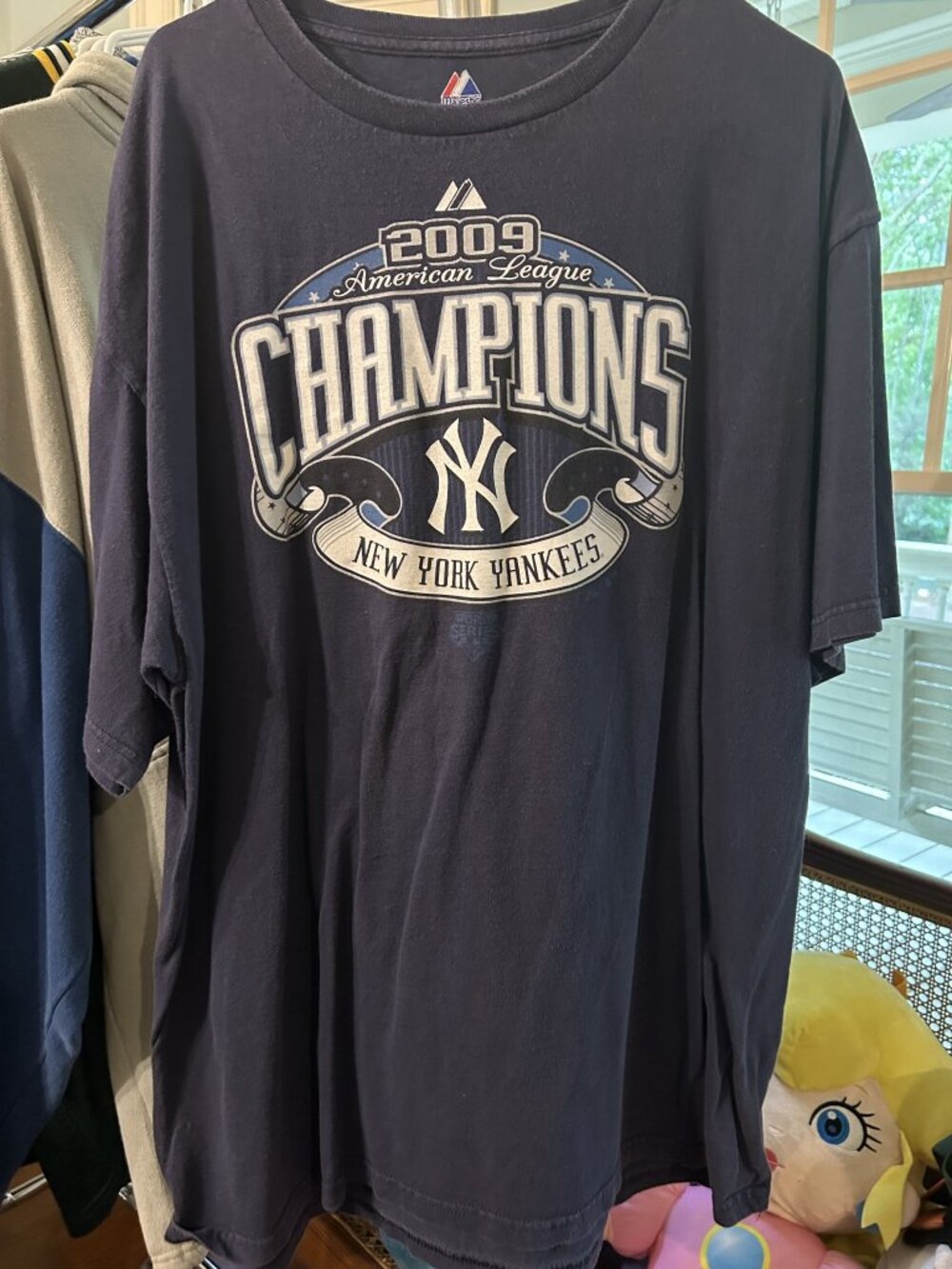 Majestic New York Yankees 2009 AL Champions Navy T-Shirt XL